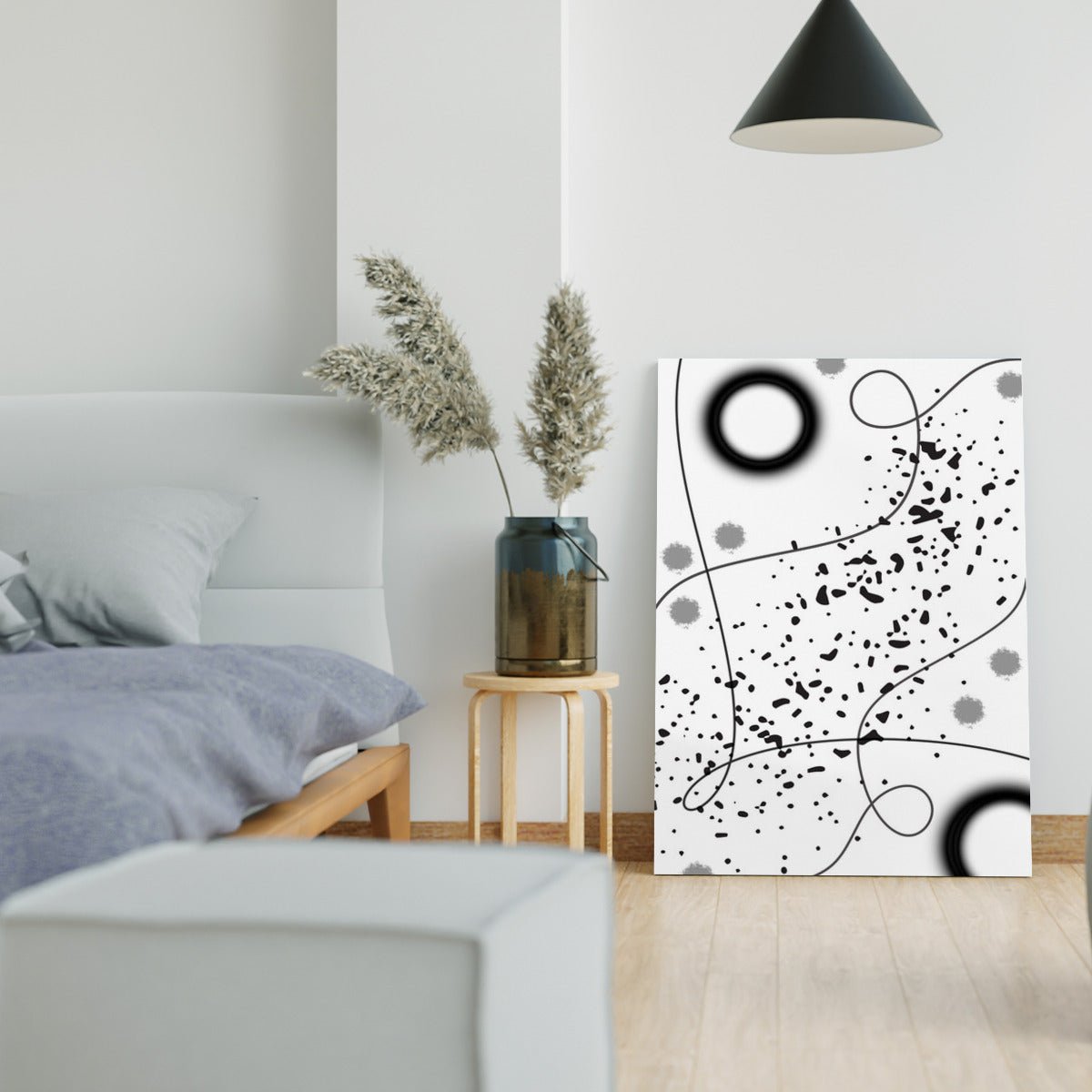 Cuadro Circulos Azul - Alive geek shop. Portrait Acrylic Prints - Table Stand - Alive Geek Shop Gadgets que mejoran tu vida