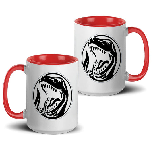 Taza Power Ranger Rojo - Alive geek shop. Accent Mug 15Oz (US) - Alive Geek Shop 🧠 Gadgets que mejoran tu vida