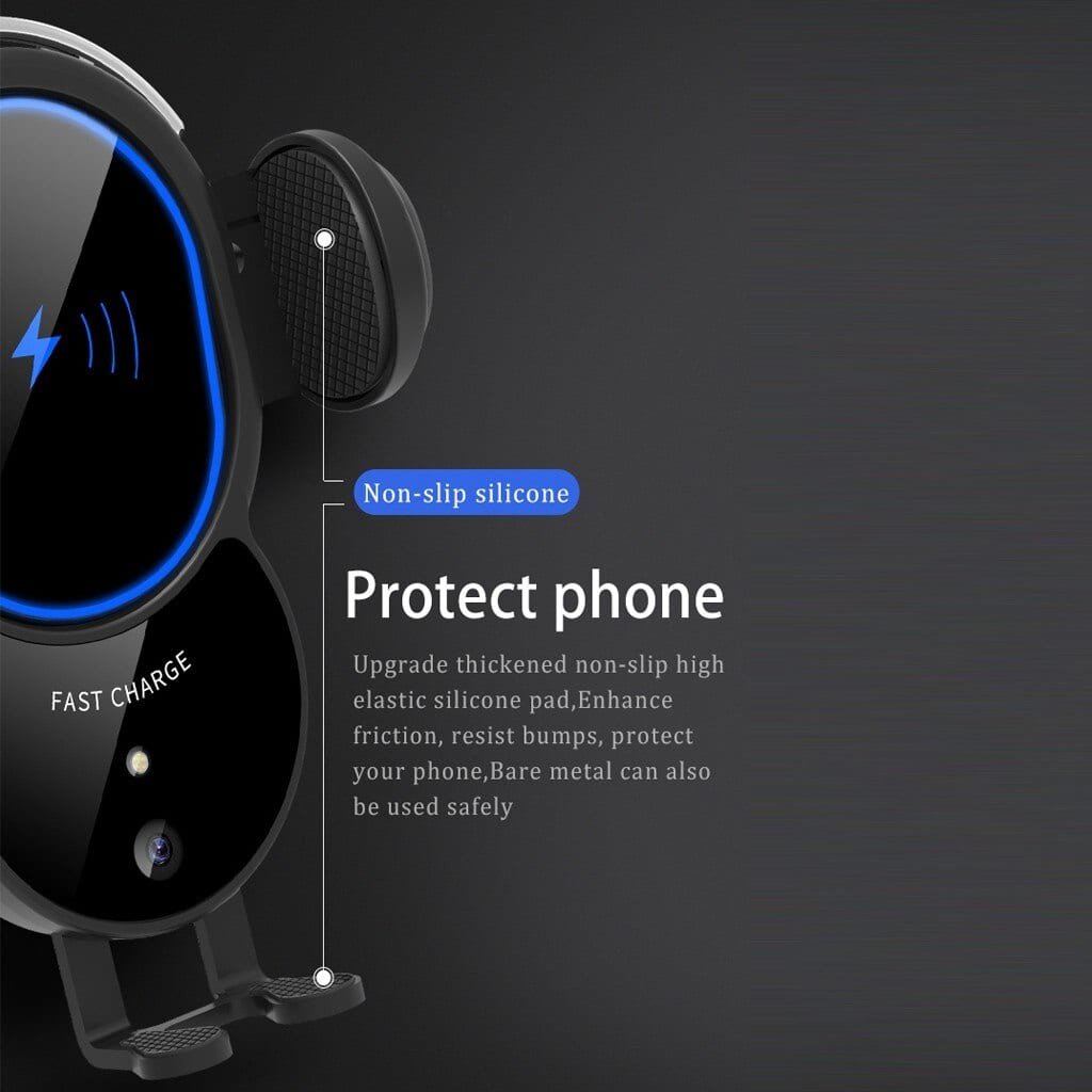 10W Wireless Automatic Clamping Mount Fast Charger For Your Car - Alive Geek Shop 🧠 Gadgets que mejoran tu vida