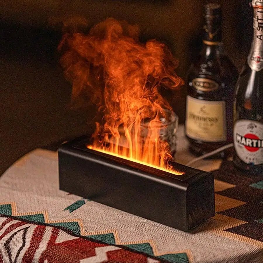 Flame Fusion Aroma Diffuser: Bringing 7-Color Ambiance to Your Space! - Alive Geek Shop 🧠 Gadgets que mejoran tu vida