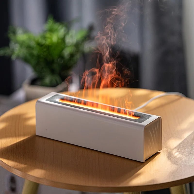 Flame Fusion Aroma Diffuser: Bringing 7-Color Ambiance to Your Space! - Alive Geek Shop 🧠 Gadgets que mejoran tu vida