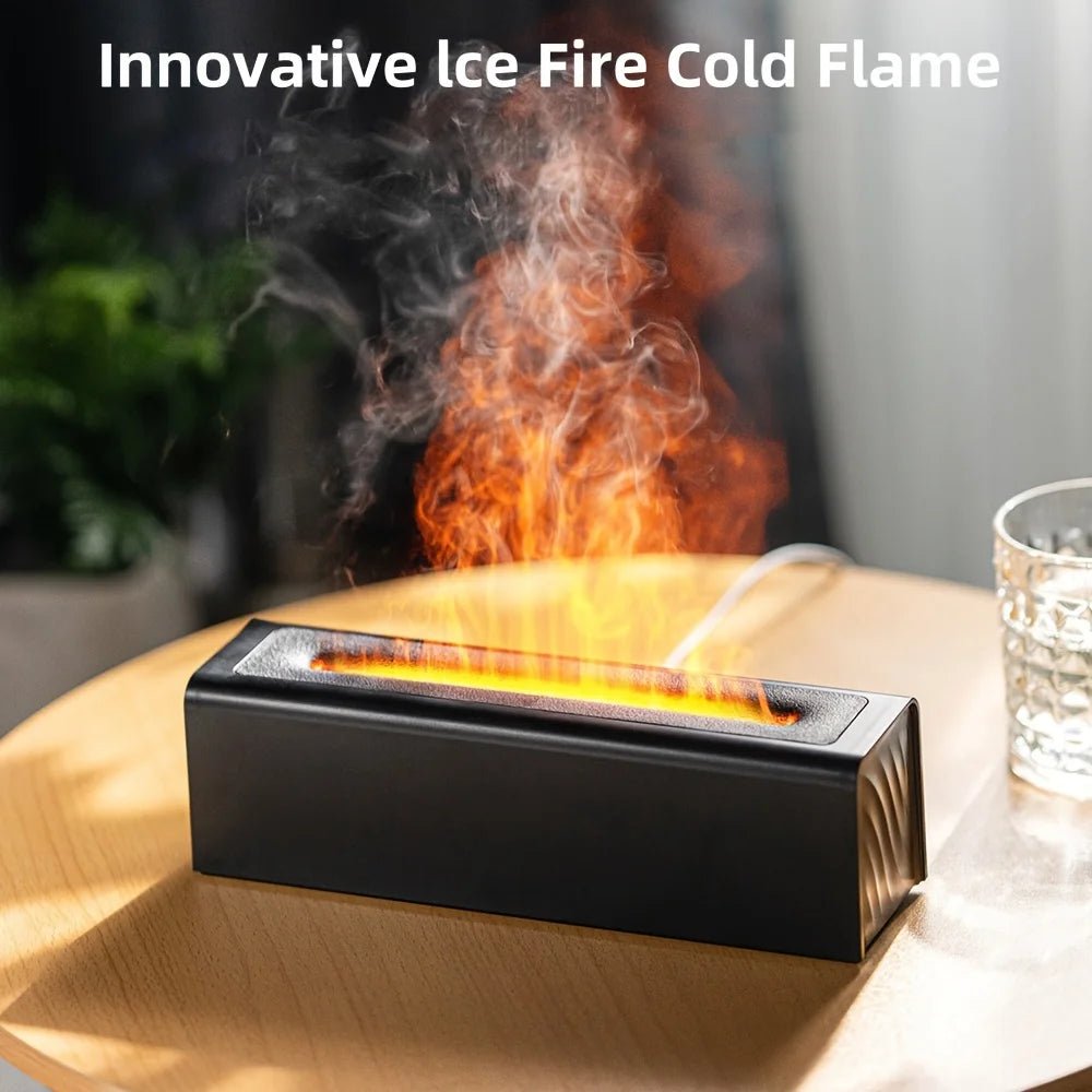 Flame Fusion Aroma Diffuser: Bringing 7-Color Ambiance to Your Space! - Alive Geek Shop 🧠 Gadgets que mejoran tu vida