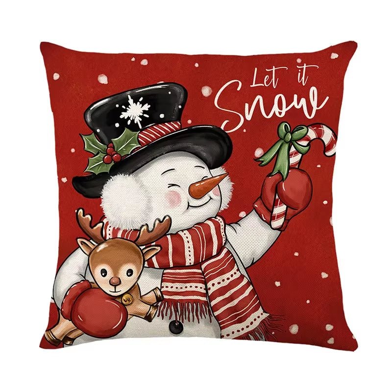 45 cm Festive Holiday Cushion Cover Pillowcase Set - Add Cheer to Your Home! 🎄✨ #ChristmasDecor2024