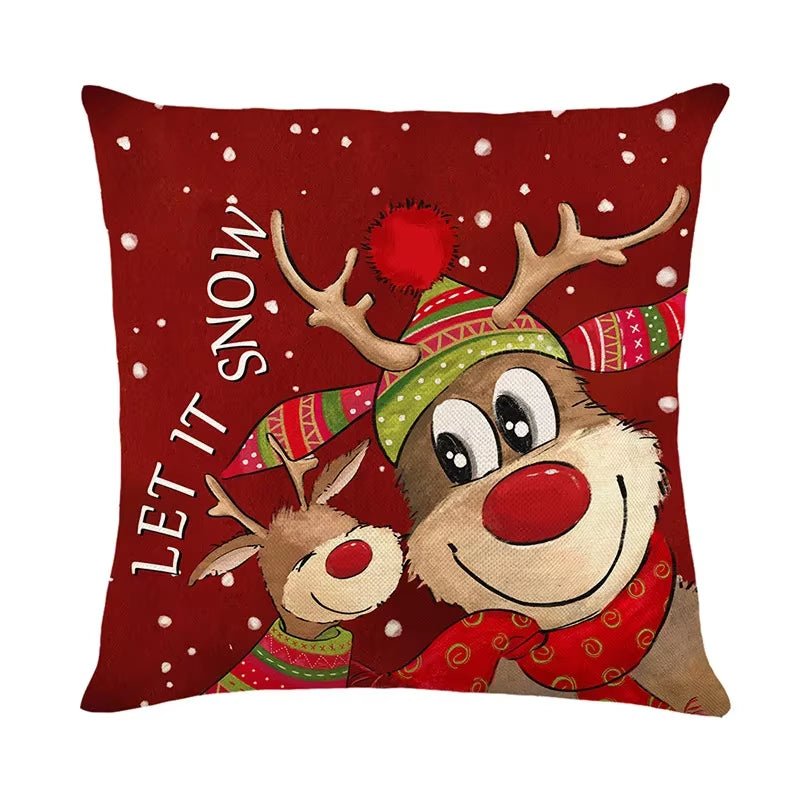 45 cm Festive Holiday Cushion Cover Pillowcase Set - Add Cheer to Your Home! 🎄✨ #ChristmasDecor2024