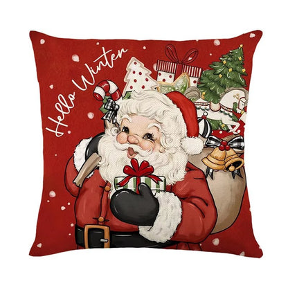 45 cm Festive Holiday Cushion Cover Pillowcase Set - Add Cheer to Your Home! 🎄✨ #ChristmasDecor2024