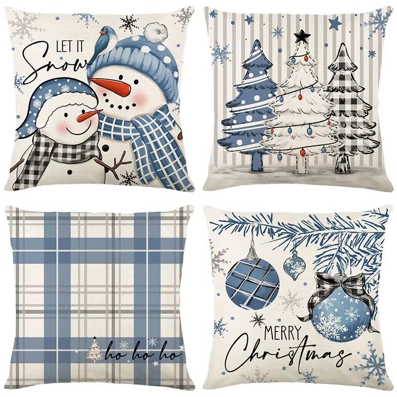 45 cm Festive Holiday Cushion Cover Pillowcase Set - Add Cheer to Your Home! 🎄✨ #ChristmasDecor2024