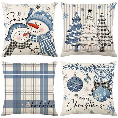 45 cm Festive Holiday Cushion Cover Pillowcase Set - Add Cheer to Your Home! 🎄✨ #ChristmasDecor2024