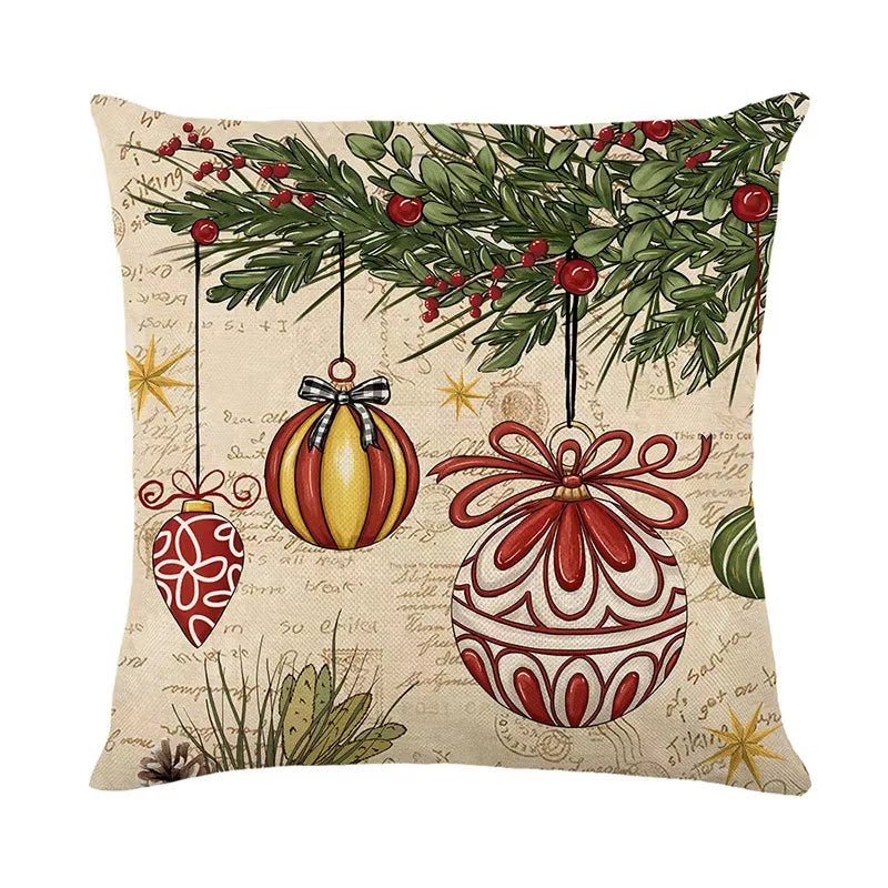 45 cm Festive Holiday Cushion Cover Pillowcase Set - Add Cheer to Your Home! 🎄✨ #ChristmasDecor2024