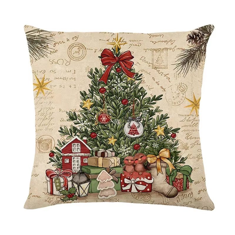 45 cm Festive Holiday Cushion Cover Pillowcase Set - Add Cheer to Your Home! 🎄✨ #ChristmasDecor2024