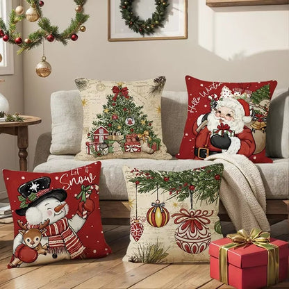 45 cm Festive Holiday Cushion Cover Pillowcase Set - Add Cheer to Your Home! 🎄✨ #ChristmasDecor2024