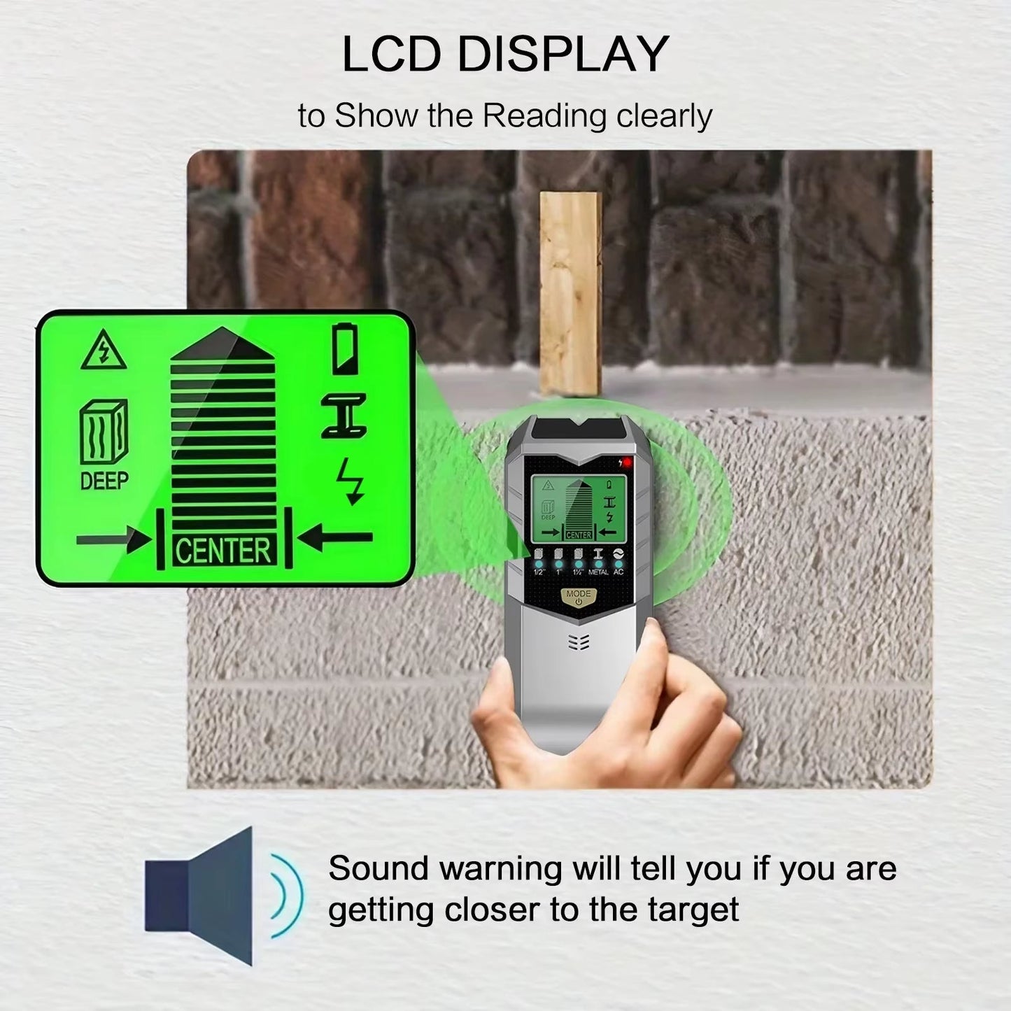 Detector de metales 5 en 1: ¡Encuentra ese tesoro escondido en tus paredes! - Alive Geek Shop 🧠 Gadgets que mejoran tu vida