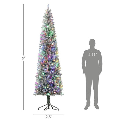 ¡Árbol HOMCOM Alive geek shop: El árbol de Navidad flocked más divertido y geek! -Alive Geek Shop Gadgets que mejoran tu vida