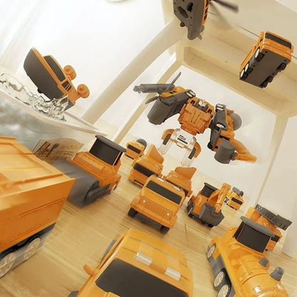 Juguetes magneticos - Alive geek shop. Magnetic Transform Engineering Car Assembled Toys -