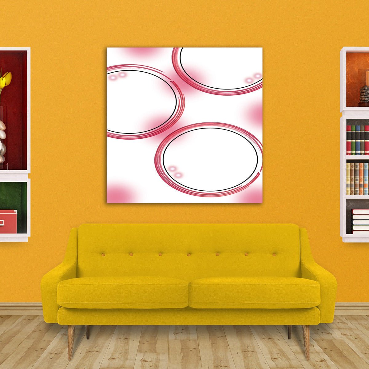 Poster Circulos Rojos - Alive geek shop. - Square - Alive Geek Shop 🧠 Gadgets que mejoran tu vida