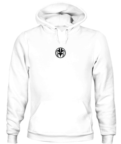 Sudadera Power ranger Blanco - Alive geek shop. Unisex Hoodie | Gildan 18500 - Alive Geek Shop 🧠 Gadgets que mejoran tu vida