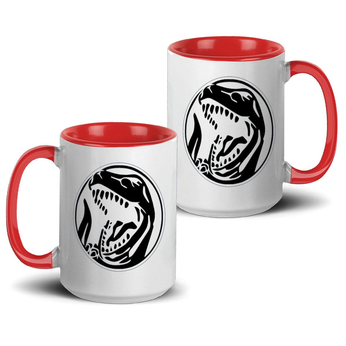 Taza Power Ranger Rojo - Alive geek shop. Accent Mug 15Oz (US) - Alive Geek Shop 🧠 Gadgets que mejoran tu vida