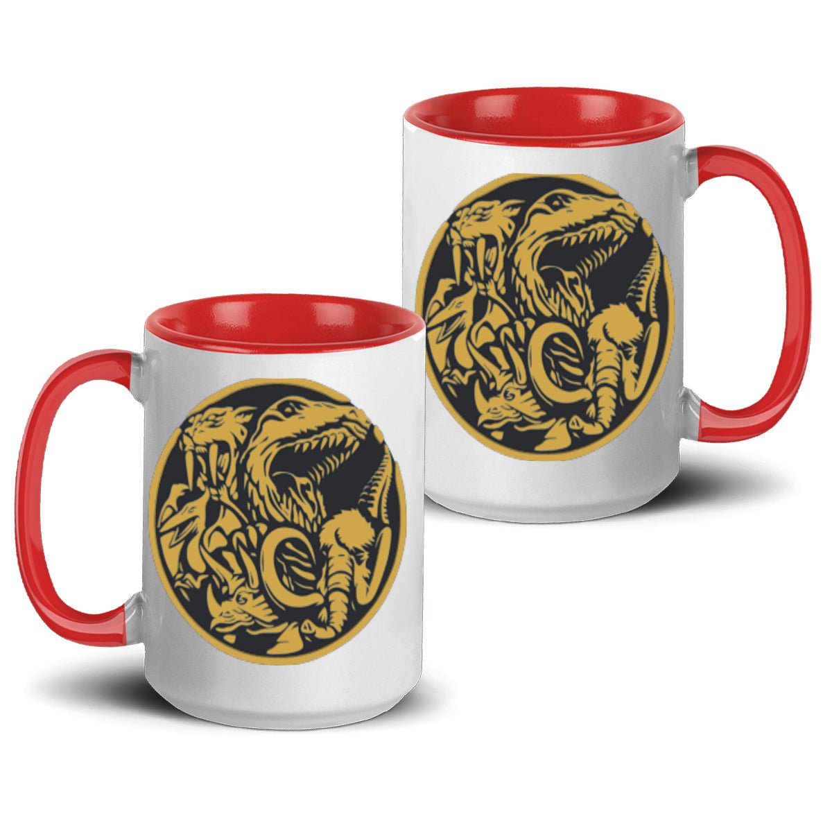 Taza Power ranger todos - Alive geek shop. Accent Mug 15Oz (US) - Alive Geek Shop 🧠 Gadgets que mejoran tu vida