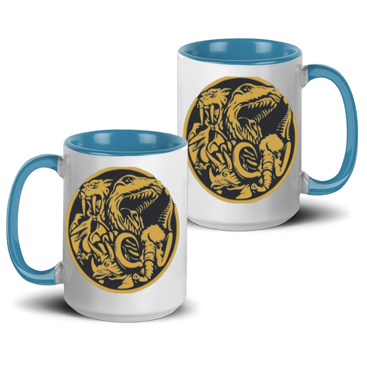 Taza Power ranger todos - Alive geek shop. Accent Mug 15Oz (US) - Alive Geek Shop 🧠 Gadgets que mejoran tu vida
