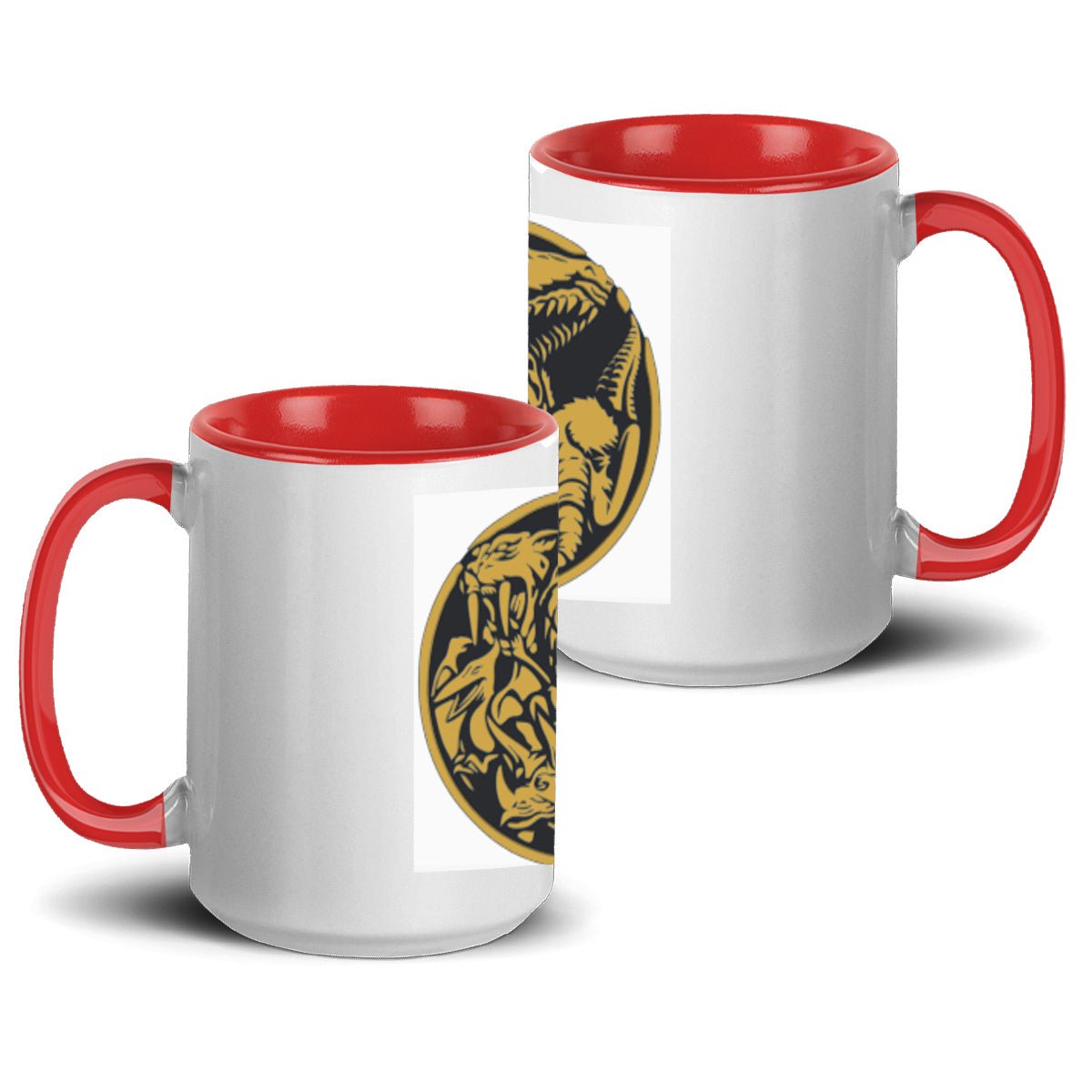 Taza Power ranger todos - Alive geek shop. Accent Mug 15Oz (US) - Alive Geek Shop 🧠 Gadgets que mejoran tu vida