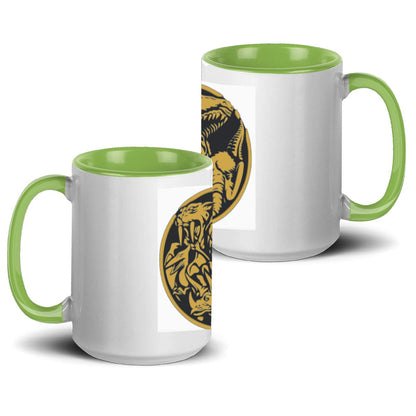 Taza Power ranger todos - Alive geek shop. Accent Mug 15Oz (US) - Alive Geek Shop 🧠 Gadgets que mejoran tu vida