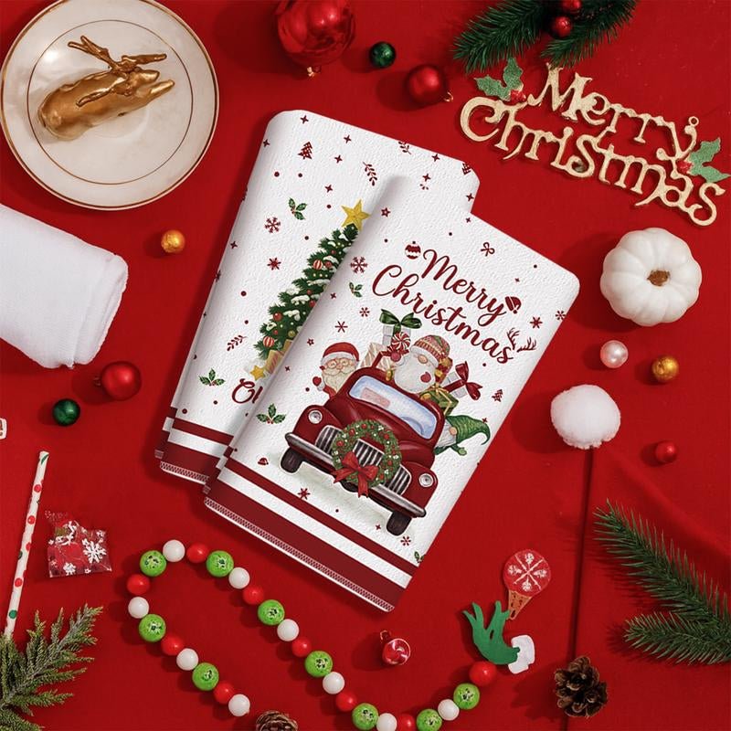 Navidad limpia y divertida - Alive geek shop: Trapos 5 en 1 con diseño de Navidad 15X23 pulgadas -Gadgets que mejoran tu vida